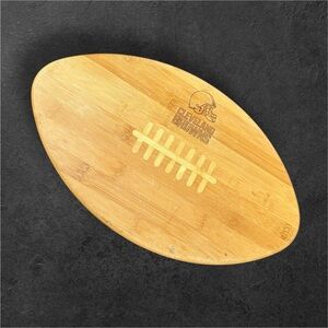 Cleveland Browns Bamboo Cutting Board NFL Football Kitchen Decor Game Day Fan